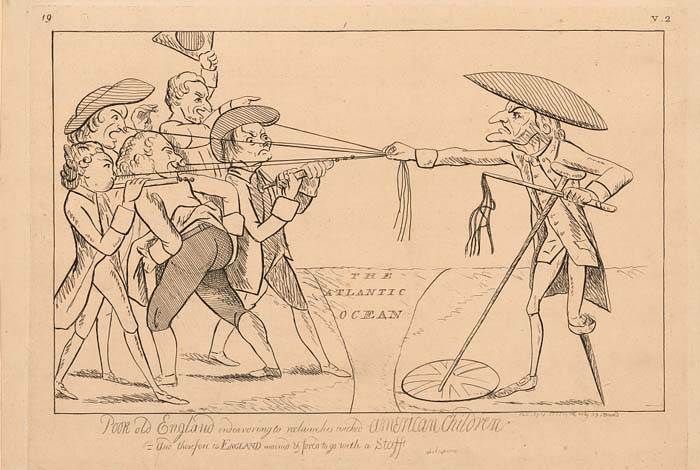 Revolutionary England Cartoon